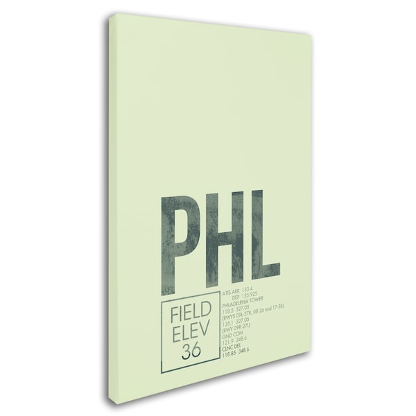 08 Left 'PHL ATC' Canvas Art,22x32